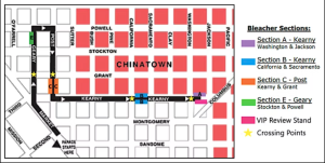 Chinese New Year Parade Route